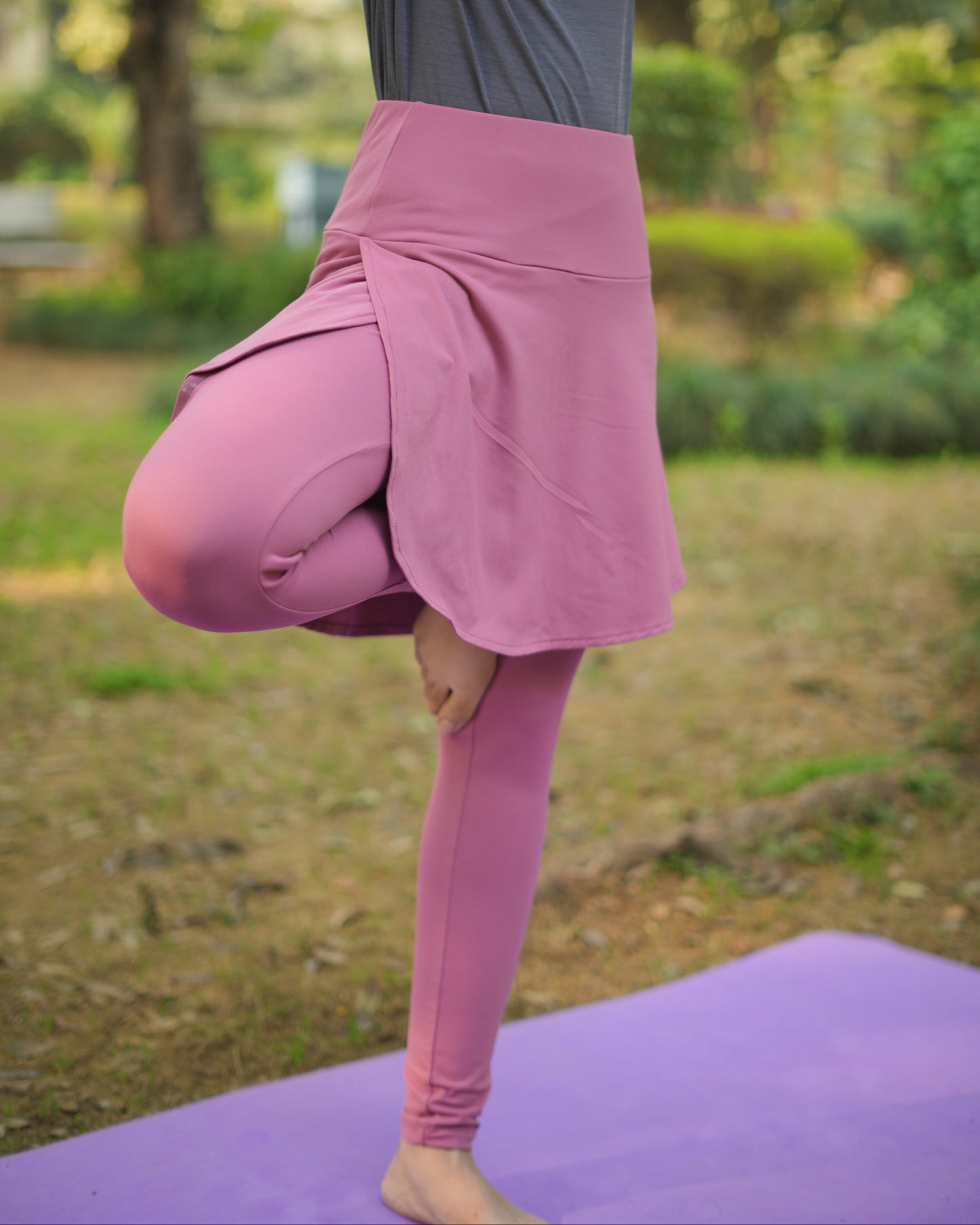 The Pipit Skirted Leggings (Pink)