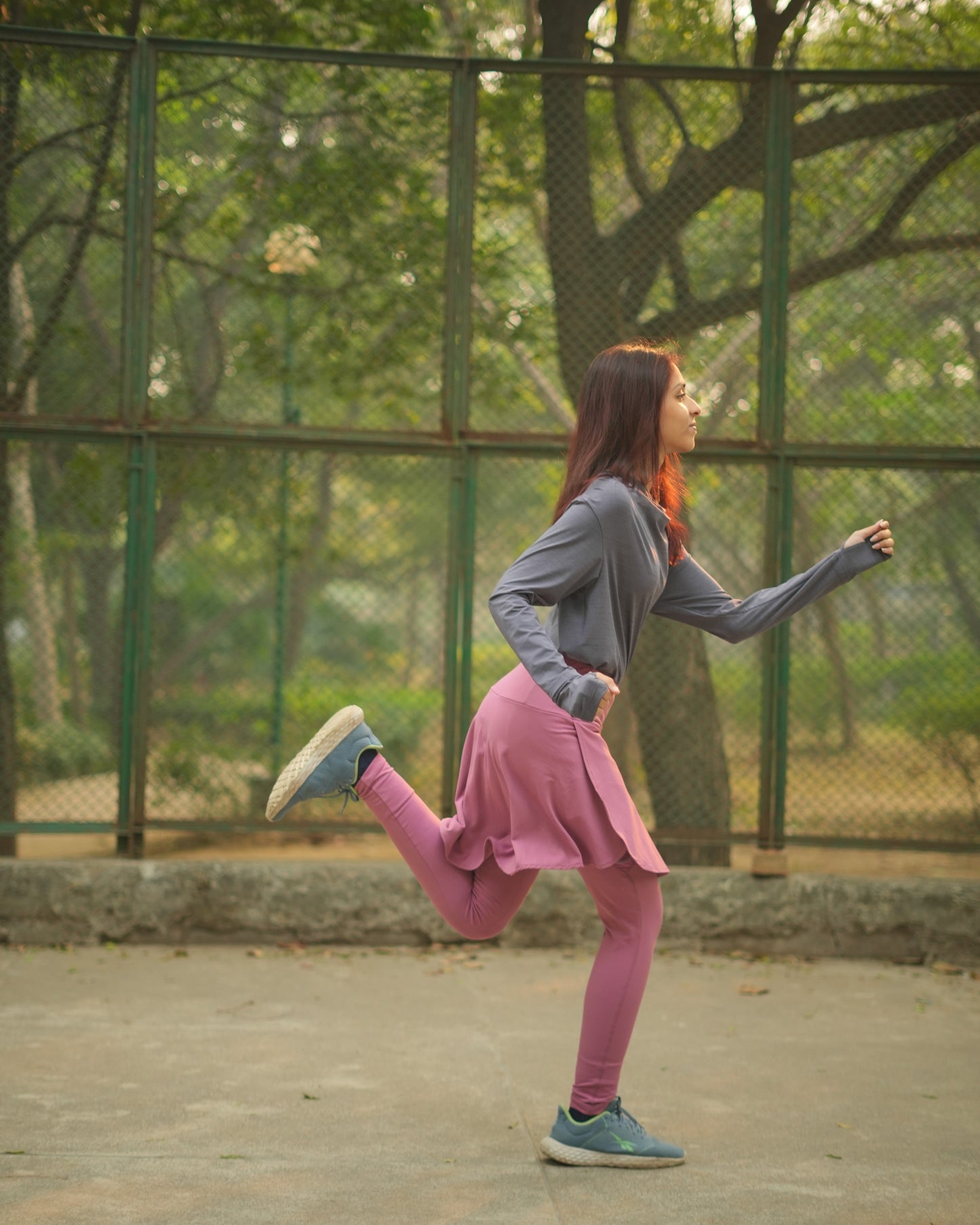 The Pipit Skirted Leggings (Pink)