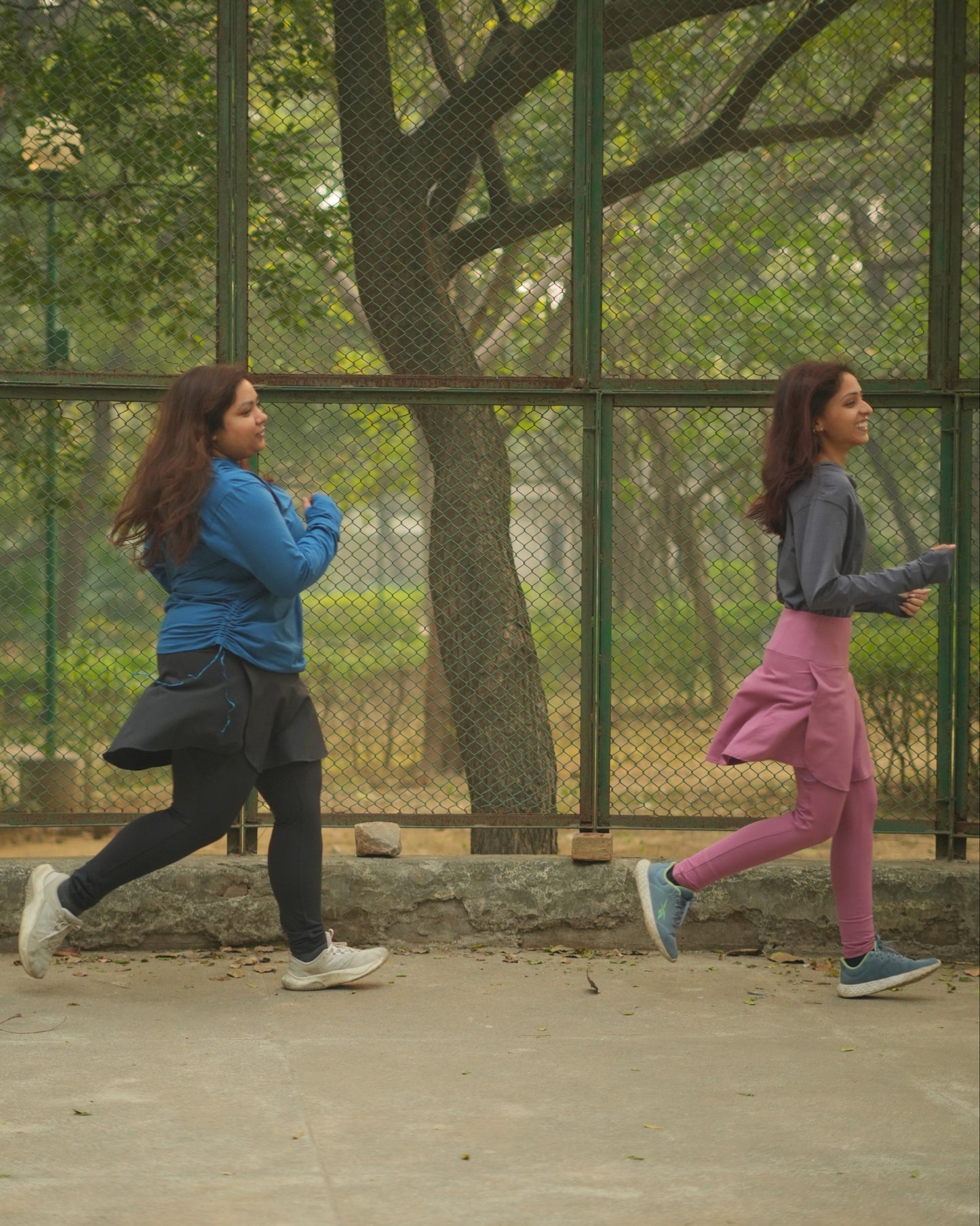 The Pipit Skirted Leggings (Black)