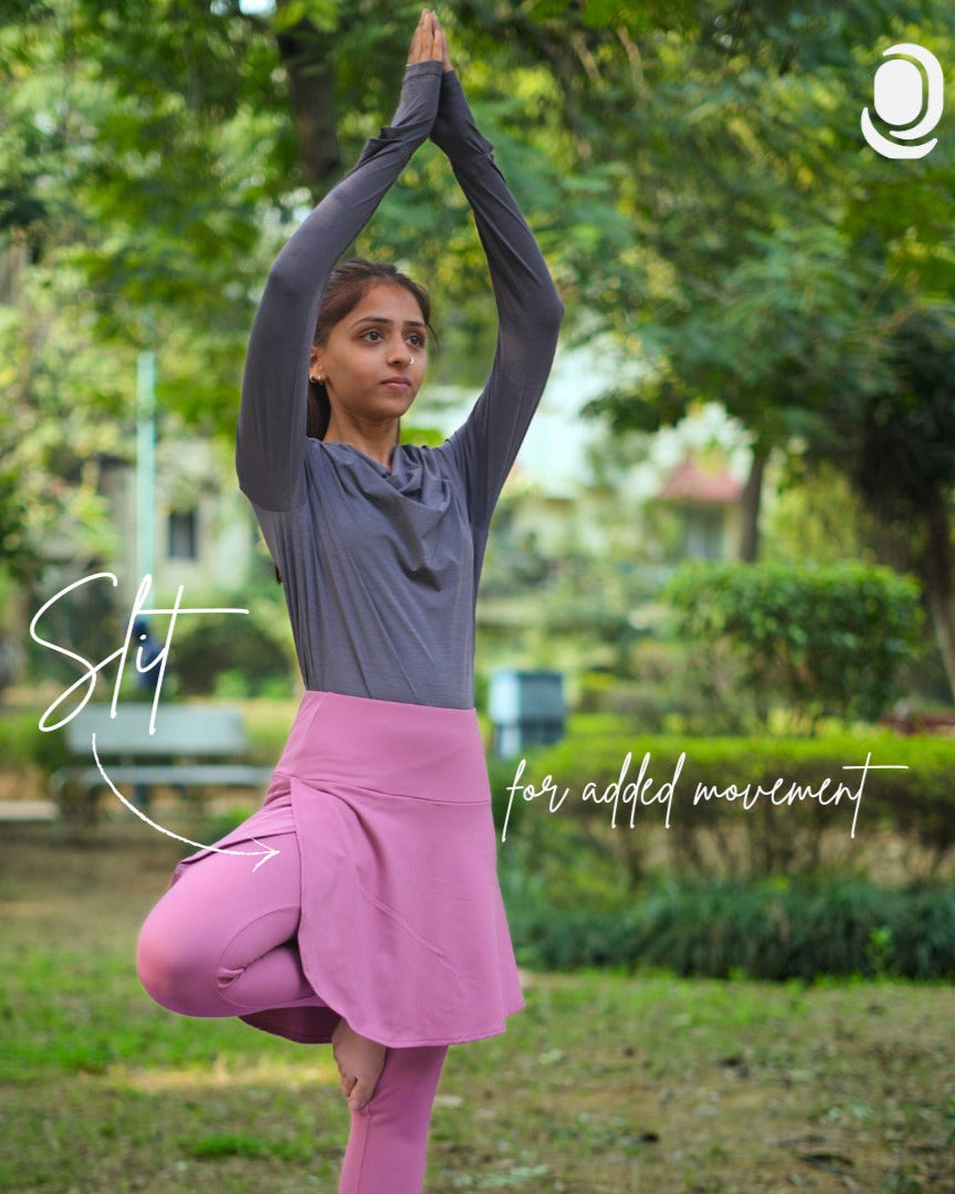 The Pipit Skirted Leggings (Pink)